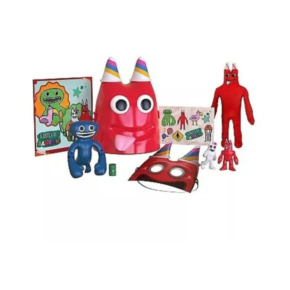 Garten Of BanBan Mystery Head Party Bundle Set Exclusive Figures Plush 8 Pieces - Picture 2 of 7
